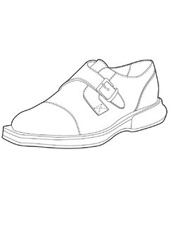 男鞋单鞋设计手稿